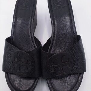 TORY BURCH open toe slip on shoes